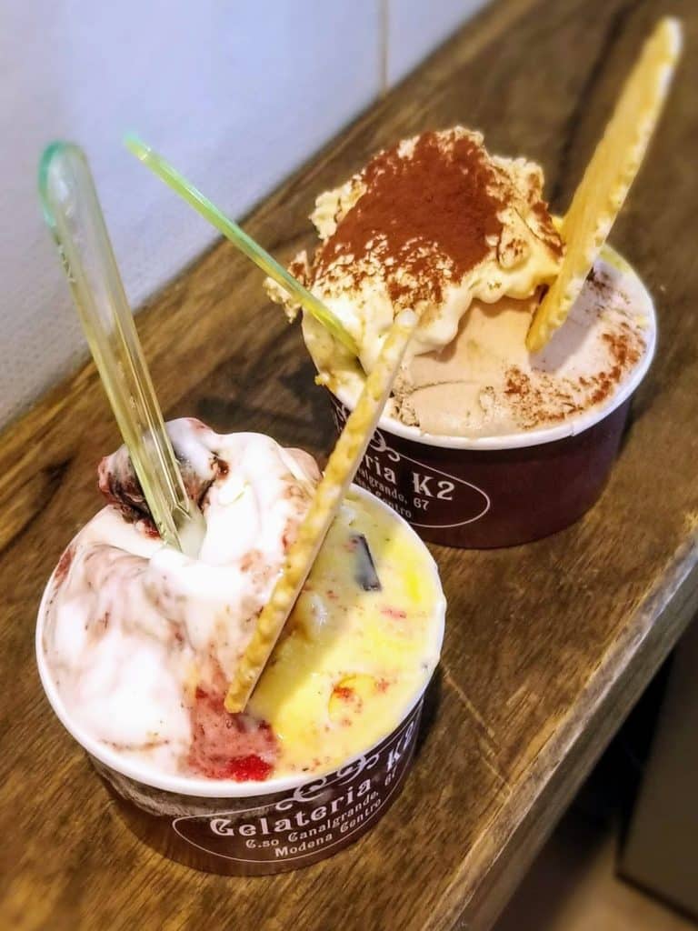 gelateria k2 in modena