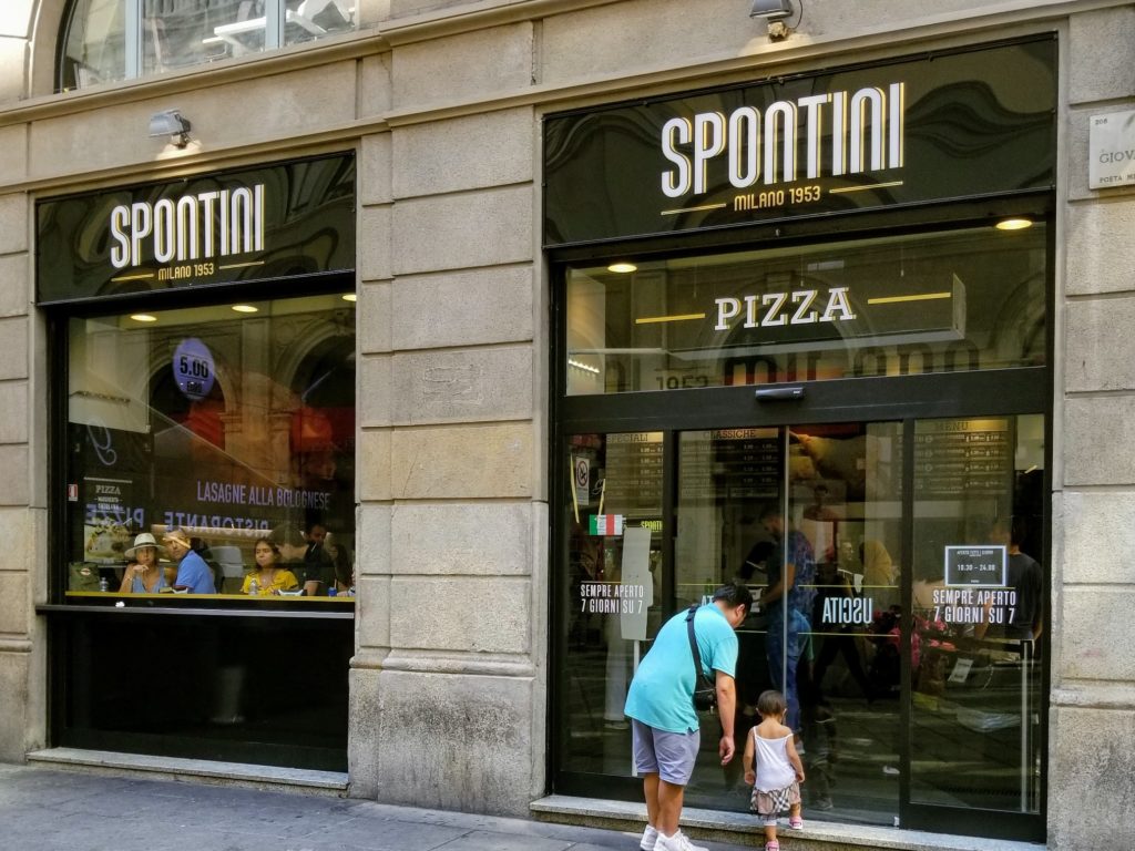 spontini pizza milan
