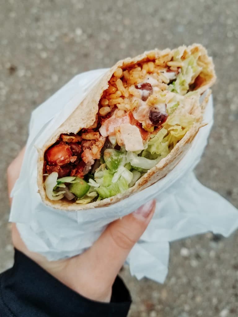 burrito from uwaterloo food services nrb / cmh