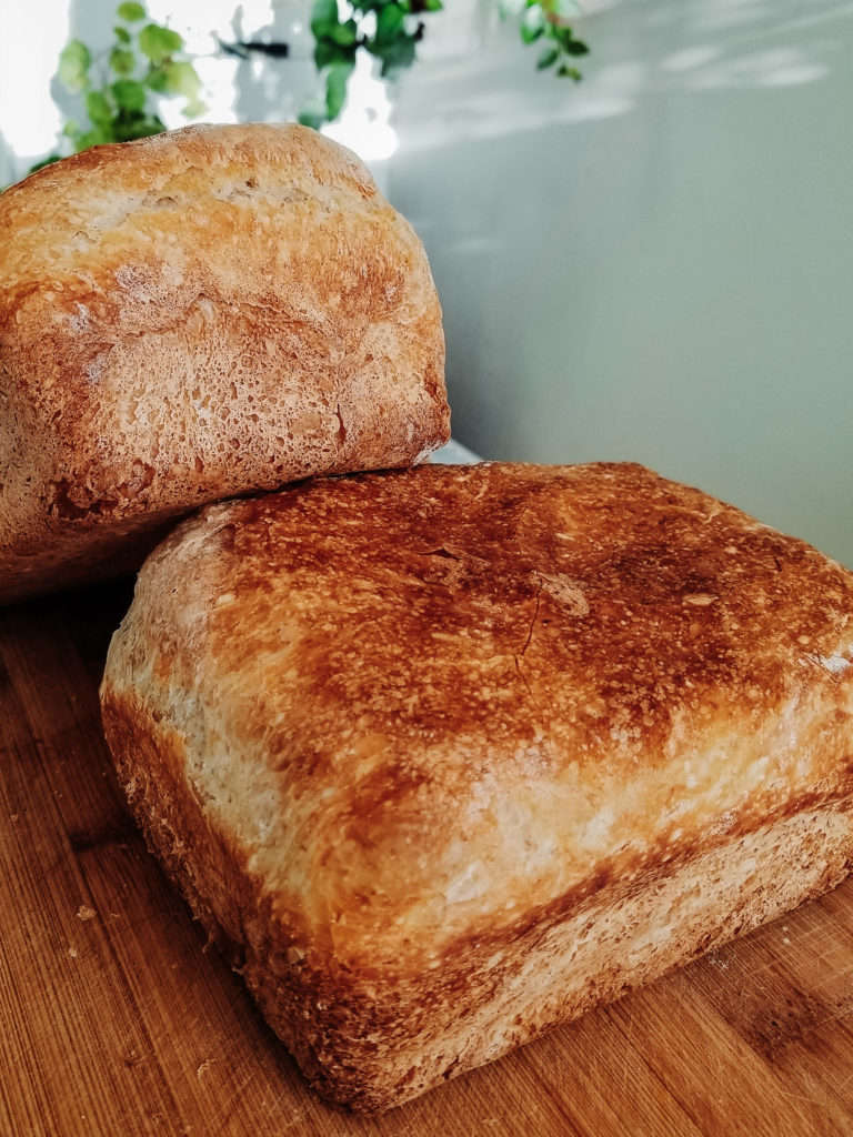 king arthur flour's roasted apple bread loaves