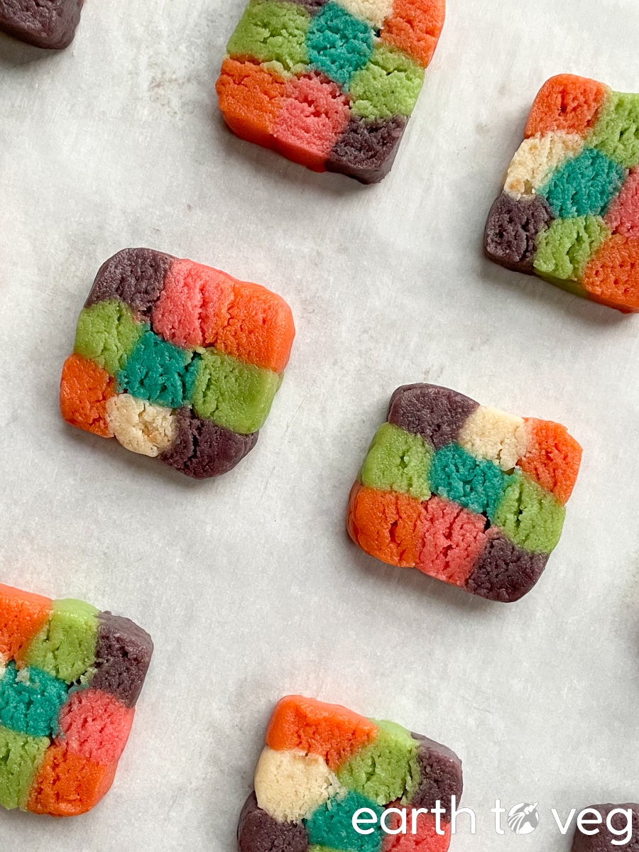toy box ice box cookies before baking