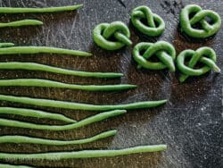 rolling homemade spinach pici pasta