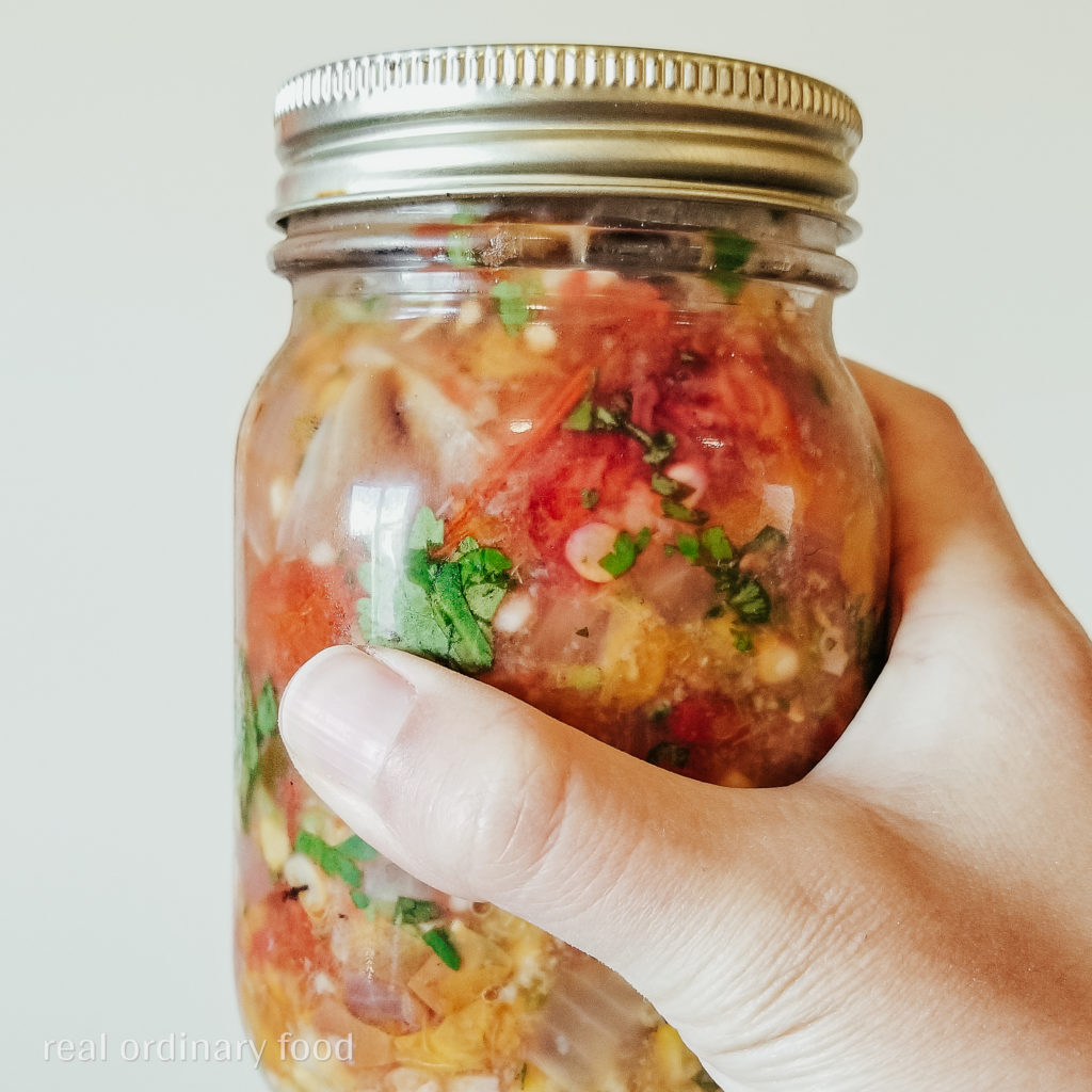 nectarine peach salsa