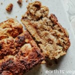 vegan rhubarb loaf cake