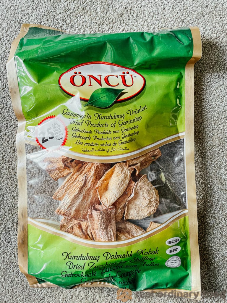 Öncü dried zucchini shells