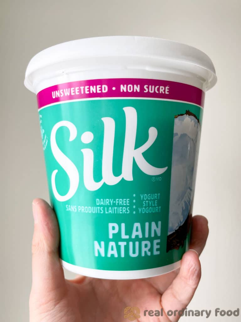 silk plain soy yogurt