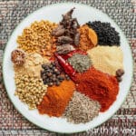 Plate of berbere seasoning.
