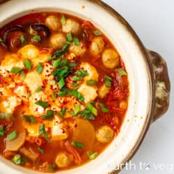 pot full of soondubu jjigae