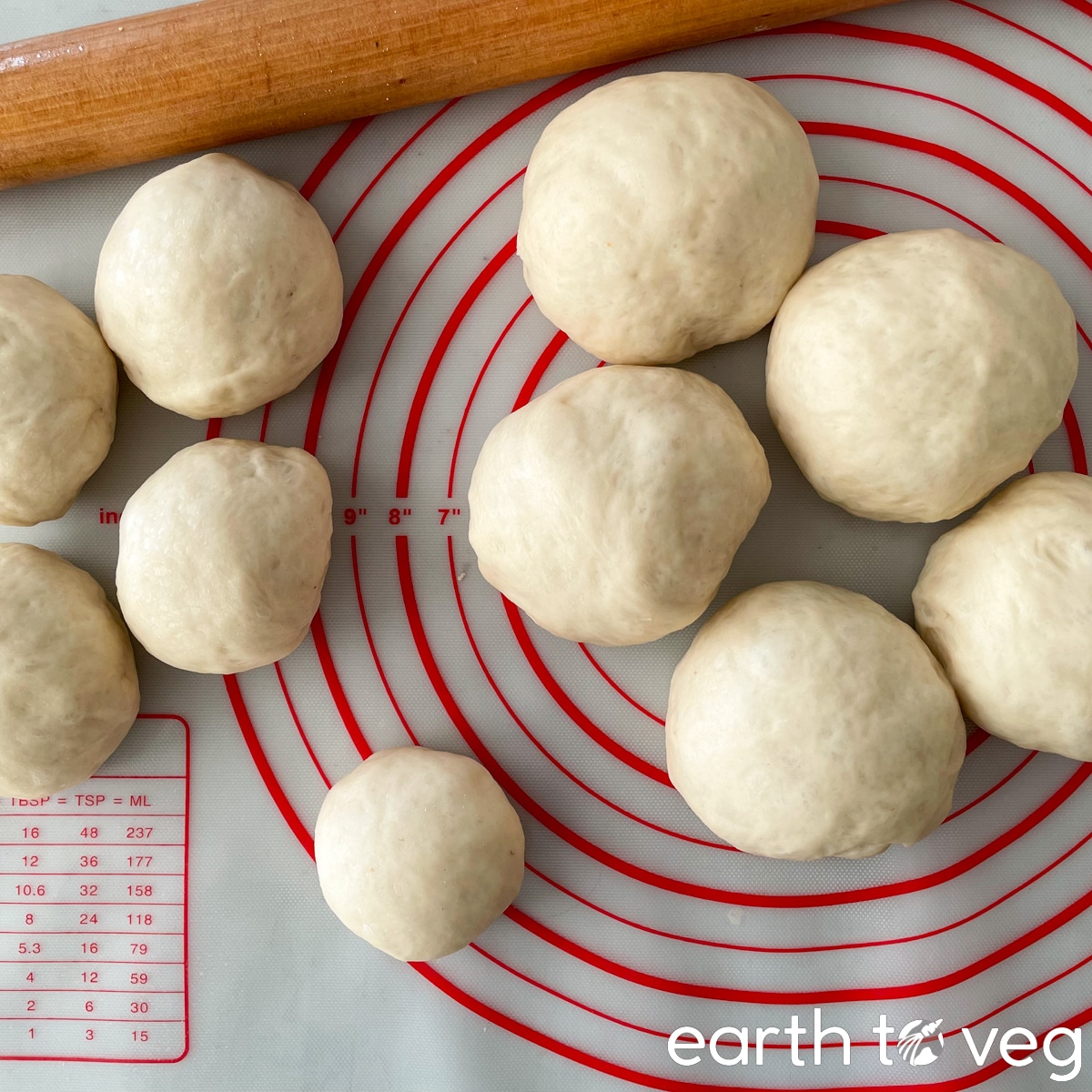 raw dough balls