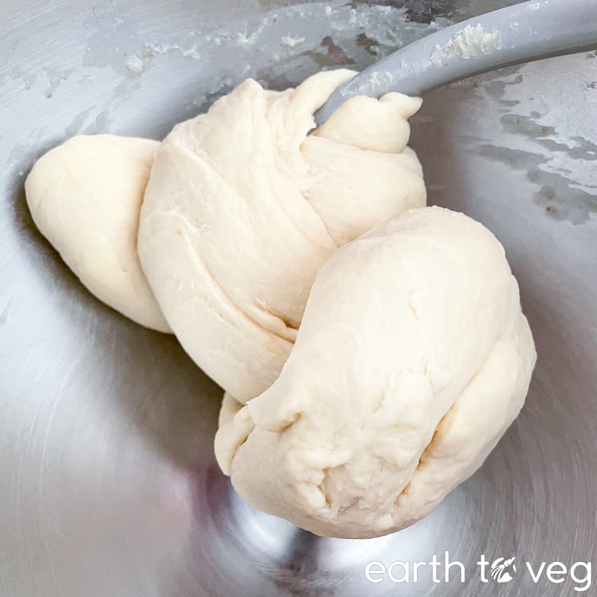 kneading dough by machine