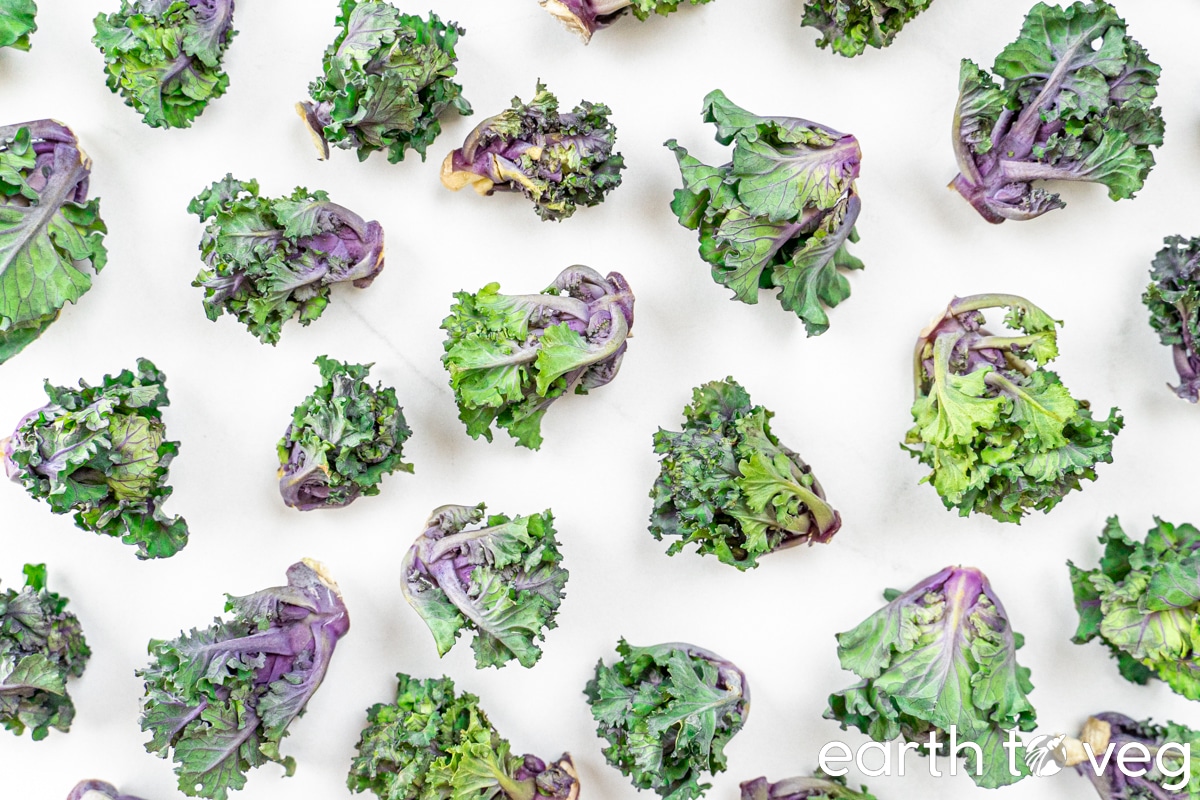 raw kalette (kale sprout)