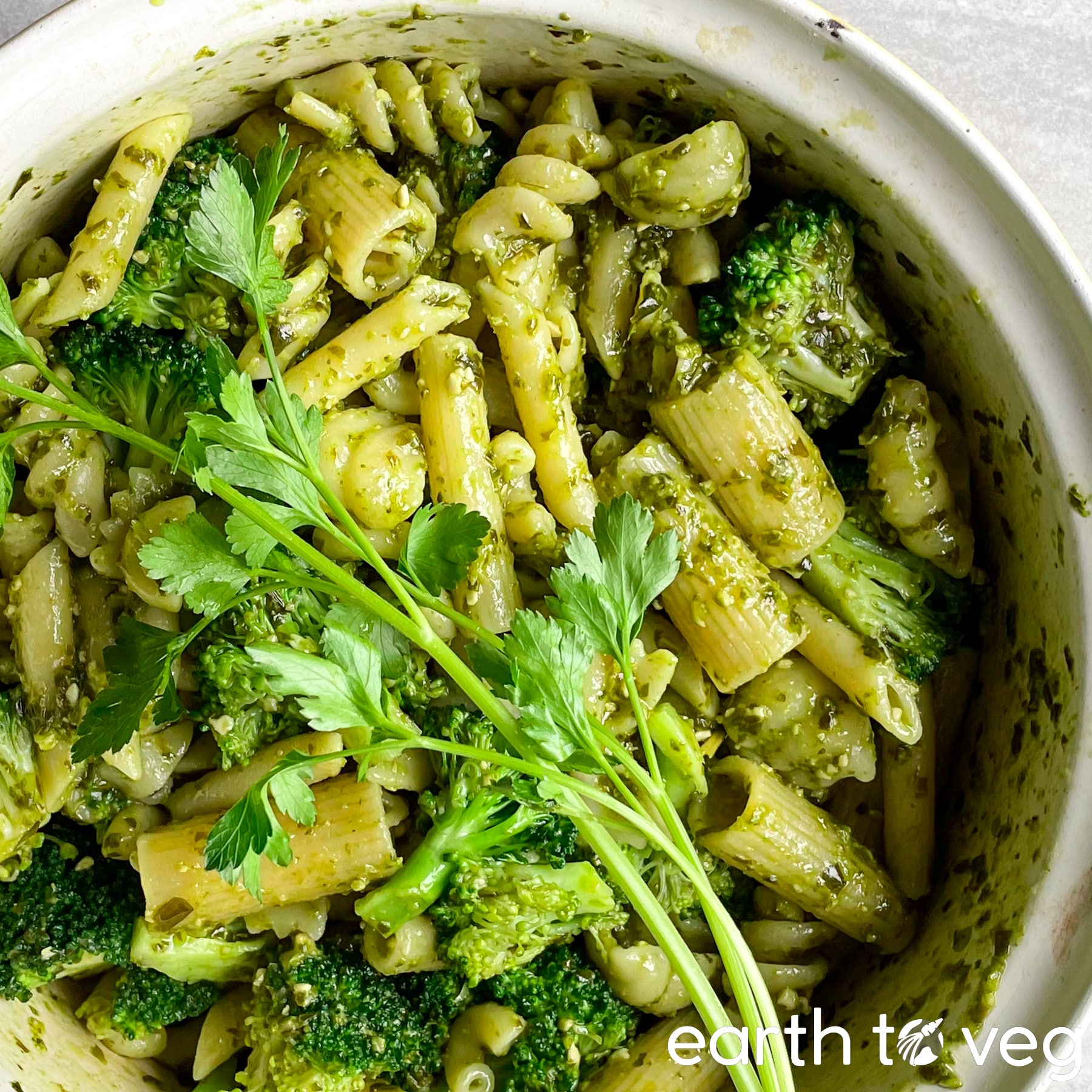 vegan pesto pasta