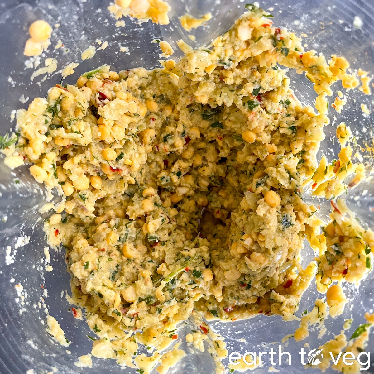 blended paruppu vadai batter