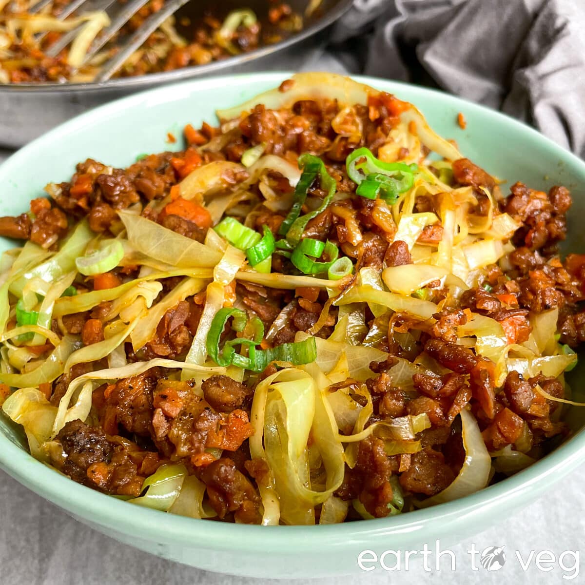 vegan egg roll in a bowl