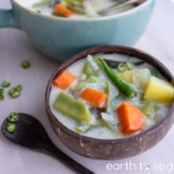 coconut bowl full of kerala ishtew