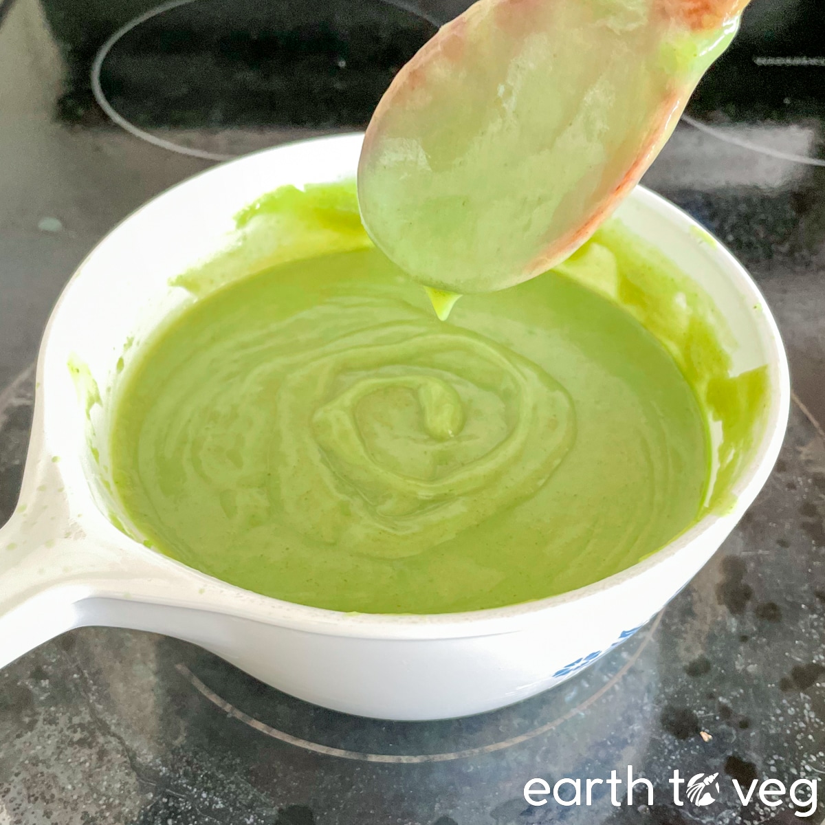 After 30 minutes, the saucepan is full of thick and gloopy kaya mixture.